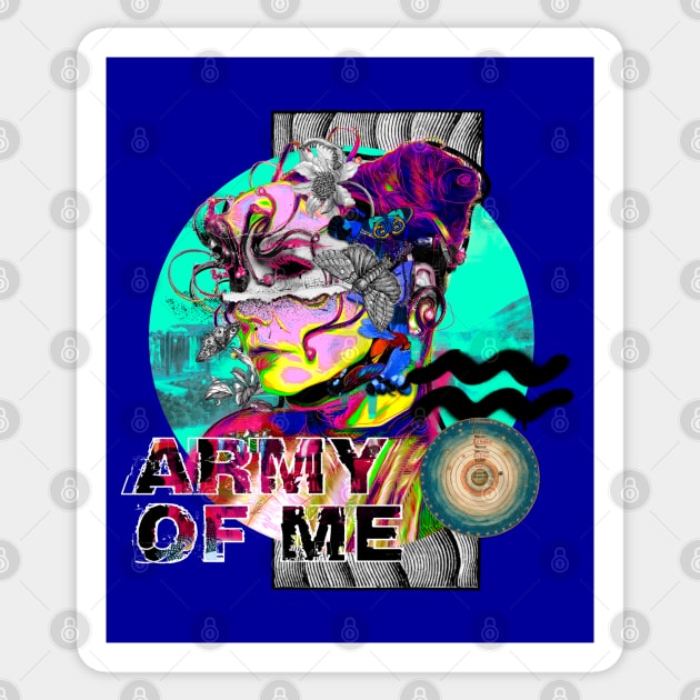 Army of me Sticker by flotantte